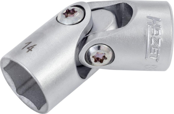 Hazet gelede dop, zeskant, hol vierkant 10 mm (3/8"), extern zeskant tractieprofiel, 14 mm, 880G-14