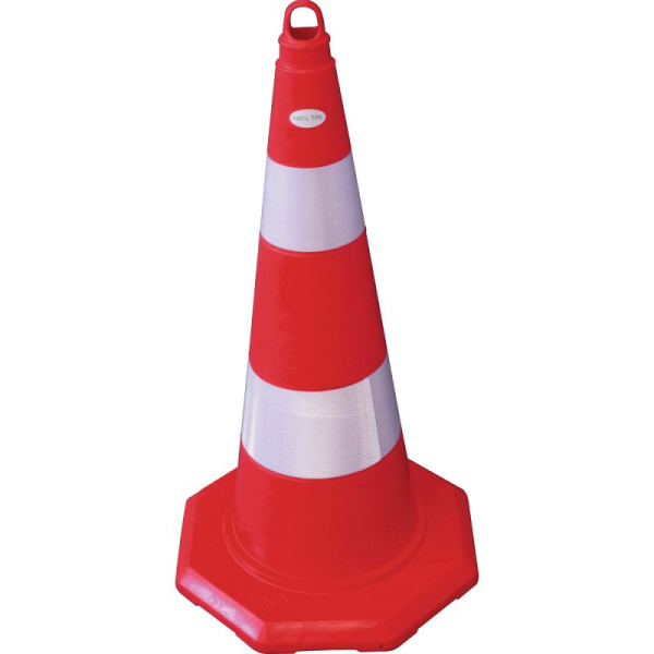 Stein HGS HGS verkeerskegel van zacht PVC met achthoekige voet, 700 mm / 2,2 kg, 12897