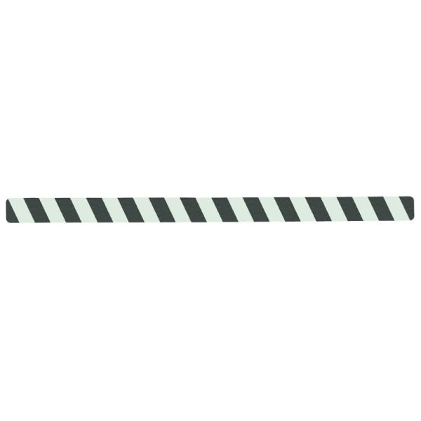 m2 Easy Clean antislipbekleding, fotoluminescerend, zwart/groen, losse stroken 50x800mm, VE: 10 stuks, M3XV100501