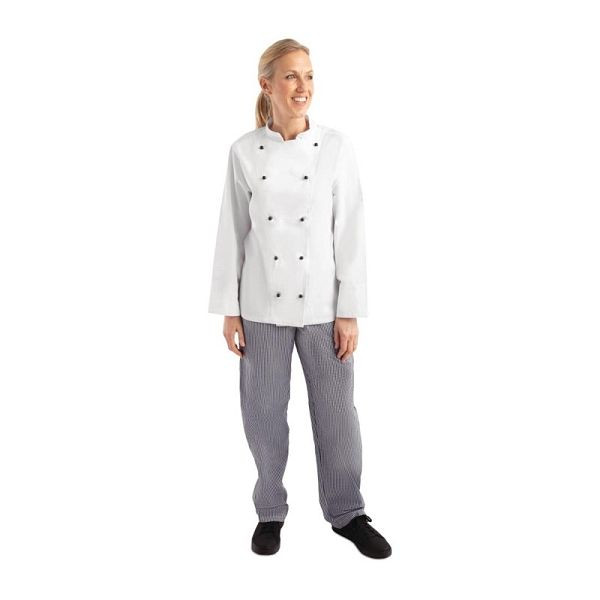 Whites Chicago koksbuis lange mouwen wit L, DL710-L