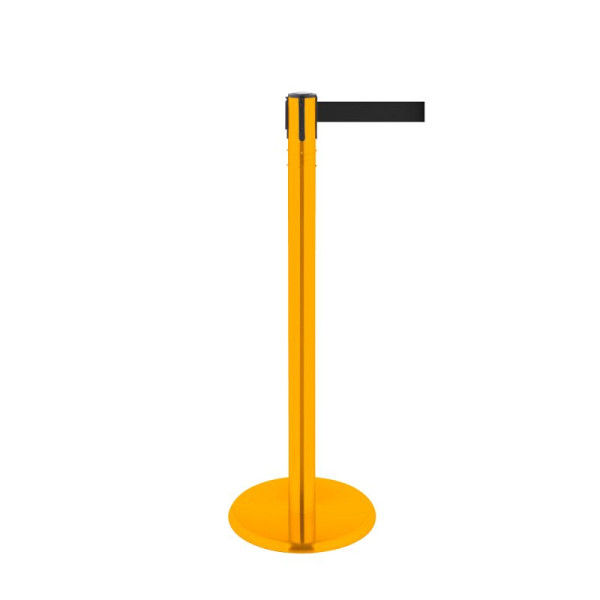 Stein HGS HGS personengeleidingssysteem -P-Line 360-, metaal, geel gecoat, zwart, met riemeindstuk (standaard), riemlengte: 4 m, 40018-0302