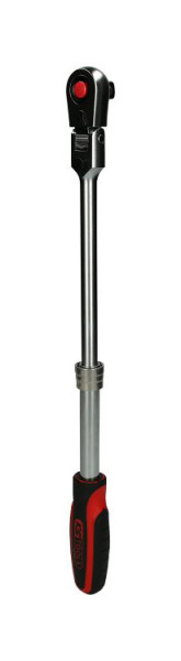 KS Tools 1/2" SlimPOWER omschakelratel met telescopisch scharnier, 72 tanden, 914.1220