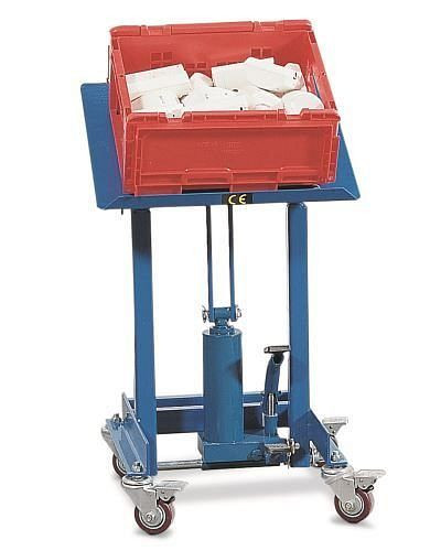 DENIOS materiaalsteun FH met hydraulische hoogteverstelling, 154-085