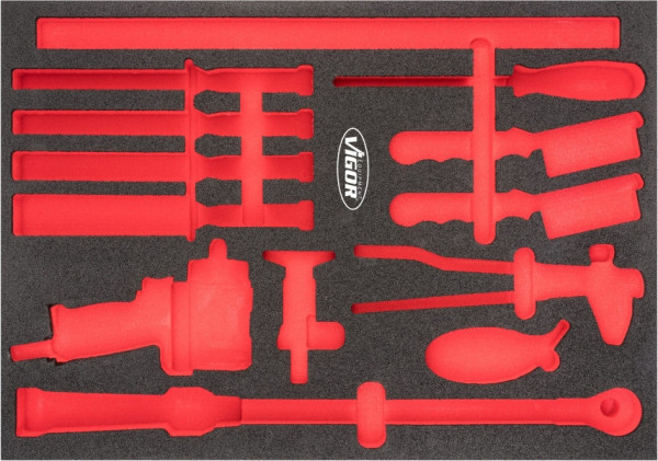 VIGOR 2-componenten zachtschuiminleg, afmetingen inzet / lademaat: L (563 x 393 x 35 mm), gebruik: V6812, V6812-L