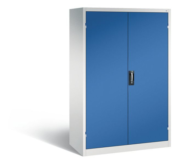 C+P Büro-Drehtürenschrank Acurado, H1950xB1200xT600 mm, Lichtgrau/Enzianblau, 9490-05 S10065