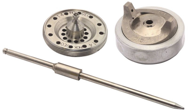 ELMAG spuitmondset INOX 1,3 mm voor model GENESIS HTE H2O - SB, 32166