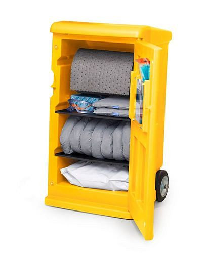 DENSORB mobiele noodset, mappen in geel Caddy Medium, Universal, 290-812