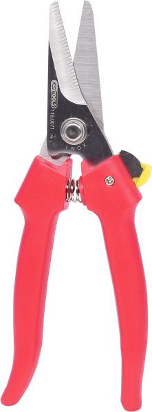 KS Tools universele werkplaatsschaar, 190 mm, zelfopenend, 118.0071