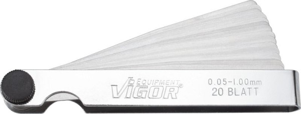 VIGOR voelermaatset, 0,05 - 1,00 mm, V1714