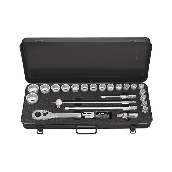 MATADOR dopsleutelset, 12-kant, 12,5 (1/2) mm, gewicht: 4850 g, 4114 9231
