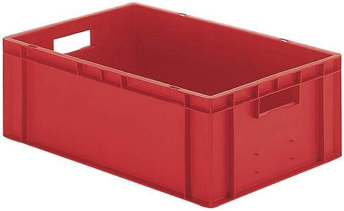 Bedrunka + Hirth transport stapelbakken, rood, afmetingen in mm (BxDxH): 400 x 600 x 210, 071210201