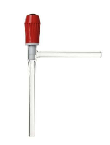 Rettberg hoek hoogvacuüm ventiel, met PTFE spindel, doorlaat 0 - 6 mm, verstelbaar, 134516106