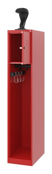 C+P Evolo brandweerkast, model YOUNGSTER, 1 compartiment, H1530B300T500 mm, Vuurrood, 0490015-10 S10005