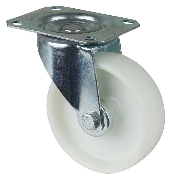 BS-rollen transportrol, wielbreedte 37 mm, wiel-Ø 108 mm, draagvermogen 125 kg, loopvlak/wiellichaam kunststof, rollager, VE = 4 stuks, L400.B10.108