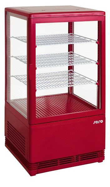 Saro mini-circulatiekoelvitrine model SC 70 rood, 330-10031