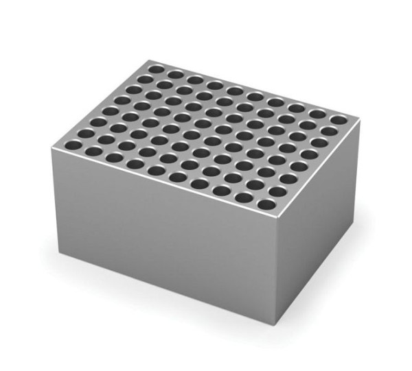 IKA enkel blok, 10 x 8 PCR-strips, Ø6,4 mm, DB 6.1, 0004470400