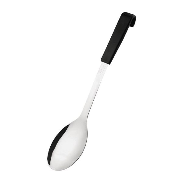 Vogue Serveerlepel met Zwart Handvat 34cm, CS910