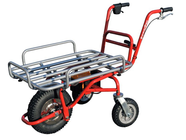 PowerPac accu kruiwagen ED120 met 115L kuip en laadplatform, ED120-Ladep.