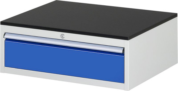 RAU ladekast serie 7000, B770xD650xH280mm, 1 x lade maat XL 1xH180mm, werkblad voorzien van melamineharscoating, dikte 19mm, 03-XL1.0A-M.11