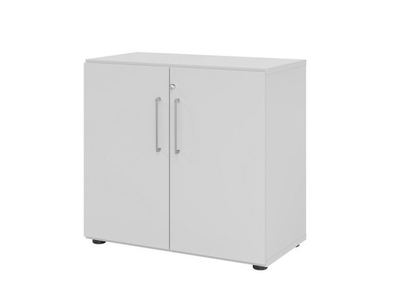 Hammerbacher kast 928T2, 2 OH, romp: grijs / voorkant: grijs, 80 x 42 x 74,6 cm (BxDxH), V928T2/5/5/BS