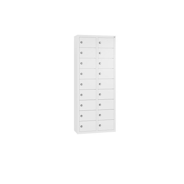 C+P Kleingefachschrank, 18 Fächer, H1130xB460xT200 mm, Weiß, 80700-221 S10036