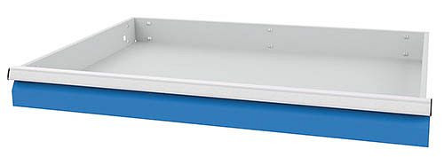 Bedrunka + Hirth lade, incl. Rails, R 36-24, paneelhoogte 100 mm, draagvermogen 100 kg, afmetingen in mm (BxDxH): 900 x 600 x 100, 60.10.100V10