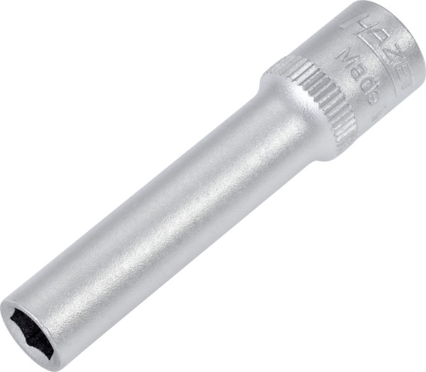 Hazet dopsleutelinzet, zeskant, hol vierkant 6,3 mm (1/4 inch), 5,5 mm, lange uitvoering met karteling, 850LG-5.5
