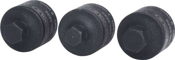 KS Tools 3/8" remklauwdoppenset, 3-delig, 150.2225