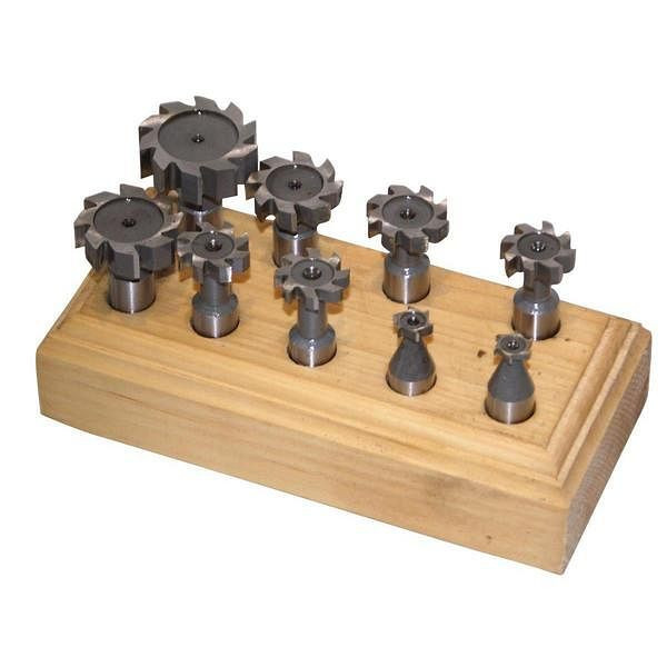 Holzmann T-gleuffrees 9 stuks / as 12mm / HSS, TNF9TLG