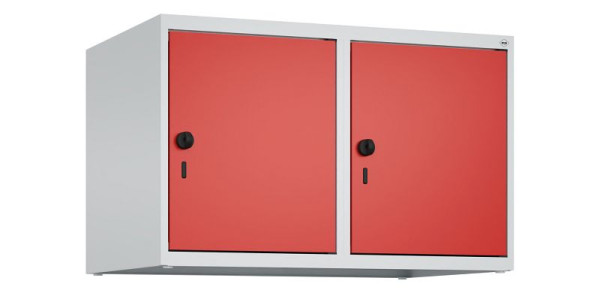 C+P kastopzet Classic PLUS, bovenkast, 7035/3020, veiligheidsdraaisluiting, 500x800x500mm, 2 vakken, 080090-22 S10002