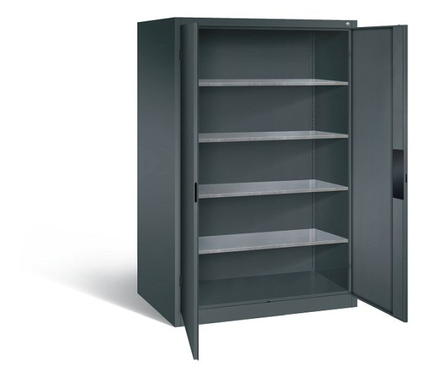 C+P gereedschapskast Acurado, H1950xB1200xD800mm, kleur: antracietgrijs, verzonken handgreep, 8934-052 S10143
