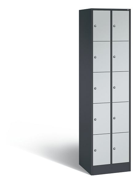 C+P Schließfachschrank Serie 8070, H1950xB460xT480 mm, Anthrazit/Grau, 80700-20 S10448