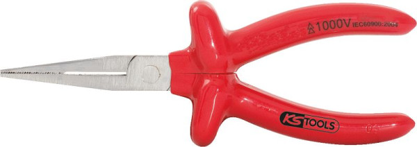 KS Tools 1000V Langbeck platbektang, 160 mm, 117.1299