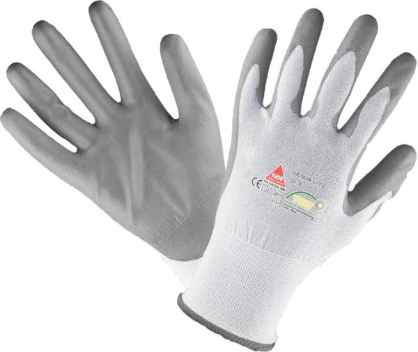 Hase Safety GENUA BLUE, 5-Fg.-Sicherheitshandschuhe, schnittfest, Größe: 8, VE: 10 Paar, 508560-8