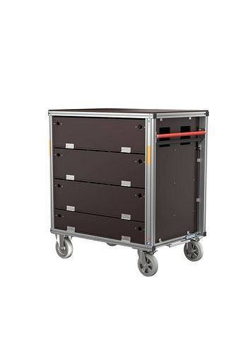 DENIOS rolcontainer, ademluchttoestel en vervangende flessen, 305166