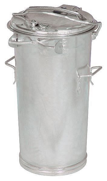 Renner systeemprullenbak 50 L, met vergrendelingsbeugel, Ø (boven) ca. 387 mm, Ø (onder) ca. 305 mm, thermisch verzinkt, stofvrij legen, 2033-00