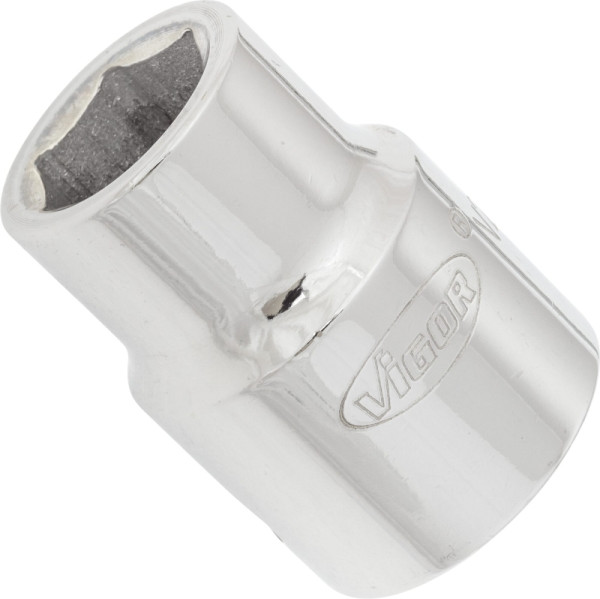 VIGOR dopsleutelinzet, hol vierkant 20 mm (3/4 inch), buitenzeskantprofiel, 19 mm, V2323N