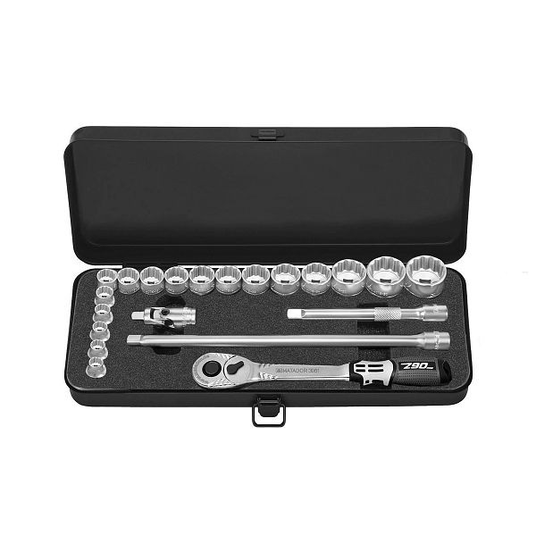 MATADOR dopsleutelset, 12-kant, 10 (3/8) mm, lengte: 320 mm, 3115 9211