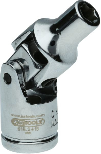 KS Tools 1/4" TX-E scharnierdop, E6, 918.2415