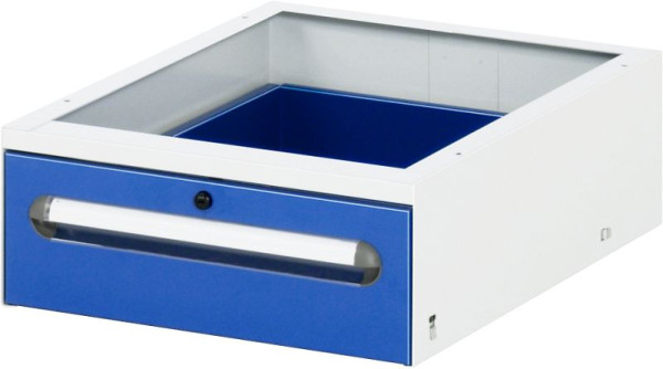 RAU onderbouwcontainer met 1 lade, 425x175x600 mm, E-US-1-1A.11