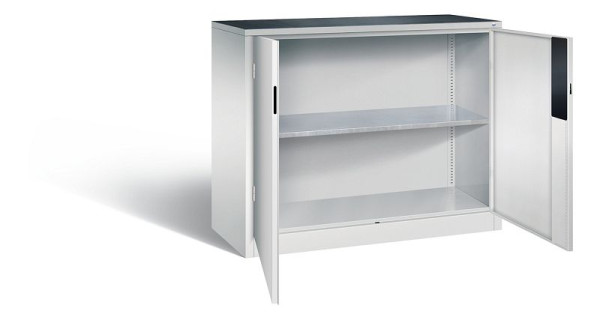 C+P gereedschapskast Acurado, H1000xB1200xD500mm, kleur: lichtgrijs, verzonken handgreep, 8831-052 S10260