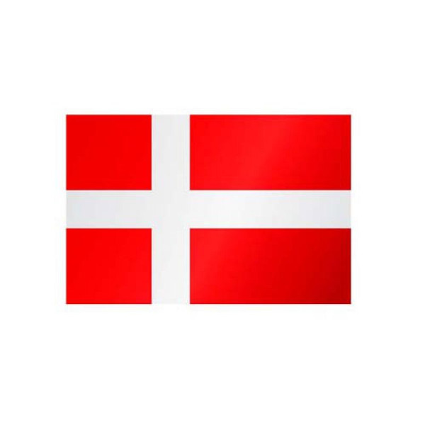 Stein HGS HGS landvlag Denemarken, 120 x 200 cm (liggend formaat), met touw en lus, FlagTop 110 g/m², voor vlaggenmasten 7 m, zonder ajourzoom, 26862