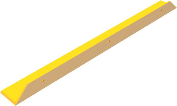 Schake Schrammbord stalen hoek 100 x 150 x 10 mm voor plugbevestiging, totale lengte: 1500 mm, 477_48BG