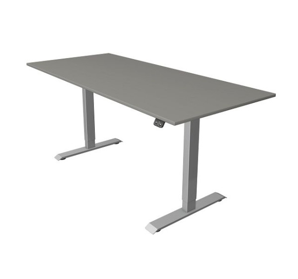 Kerkmann compacttafel B 1800 x D 800 mm, elektrisch in hoogte verstelbaar van 740-1230 mm, grafiet, 10227812