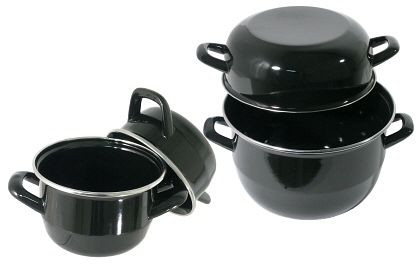 Contacto mosselpot 20 cm, geëmailleerd, 488/200