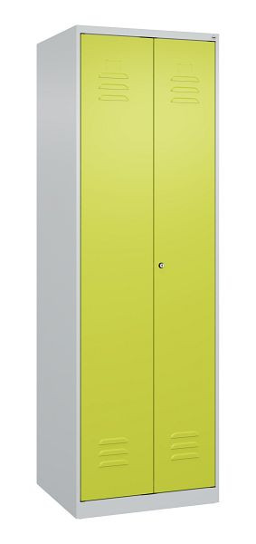 C+P multifunctionele kast Classic PLUS, C was-/garderobekast Classic PLUS, 2 vakken, 1850x600x500mm, 7035/0024, cilinderslot, 080600-20 S10022