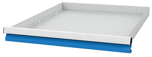 Bedrunka + Hirth lade, incl. Rails, R 24-24, paneelhoogte 75 mm, draagvermogen 100 kg, afmetingen in mm (BxDxH): 600 x 600 x 75, 60.70.075V10