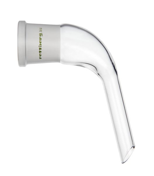 Rettberg distilleerduwer, koffer NS 29/32, gebogen onder een hoek van 105°, borosilicaatglas 3.3, 134090029