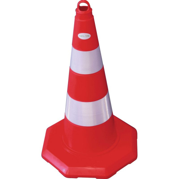 Stein HGS HGS verkeerskegel van zacht PVC met achthoekige voet, 520 mm / 1,2 kg, 12401