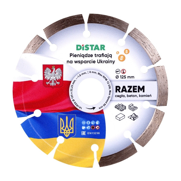 Distar diamantdoorslijpschijf 1A1R 125 x 22,23 Razem, 10116054021